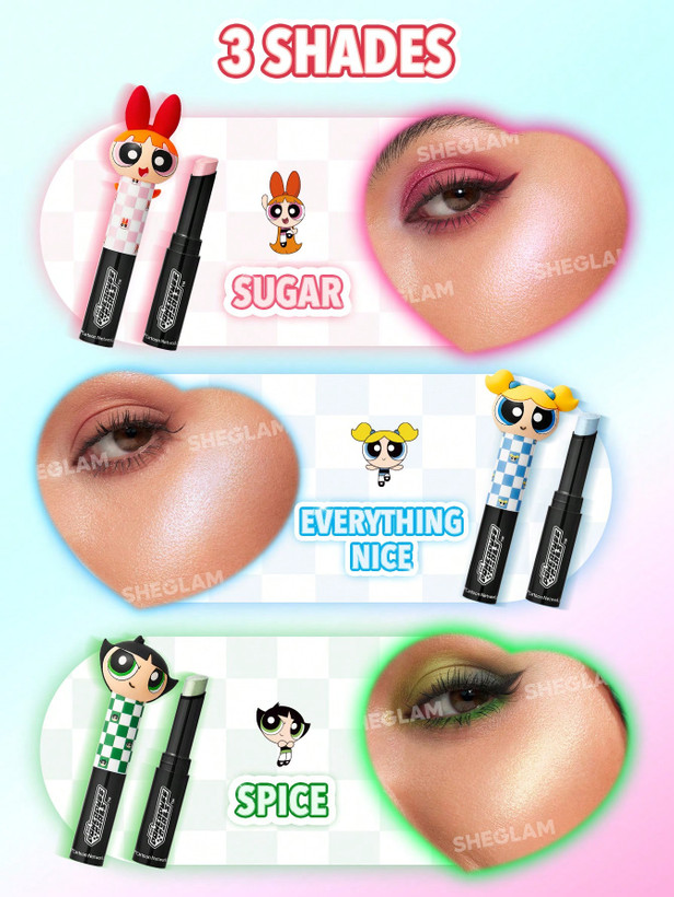 کالکشن پاور پاف گرل شیگلم Sheglam مدل Powerpuff Girls Collection