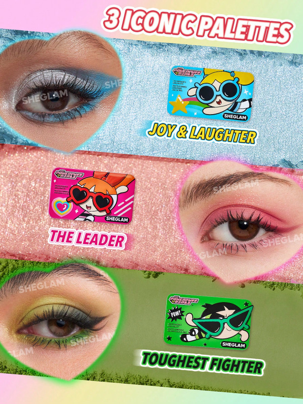 کالکشن پاور پاف گرل شیگلم Sheglam مدل Powerpuff Girls Collection